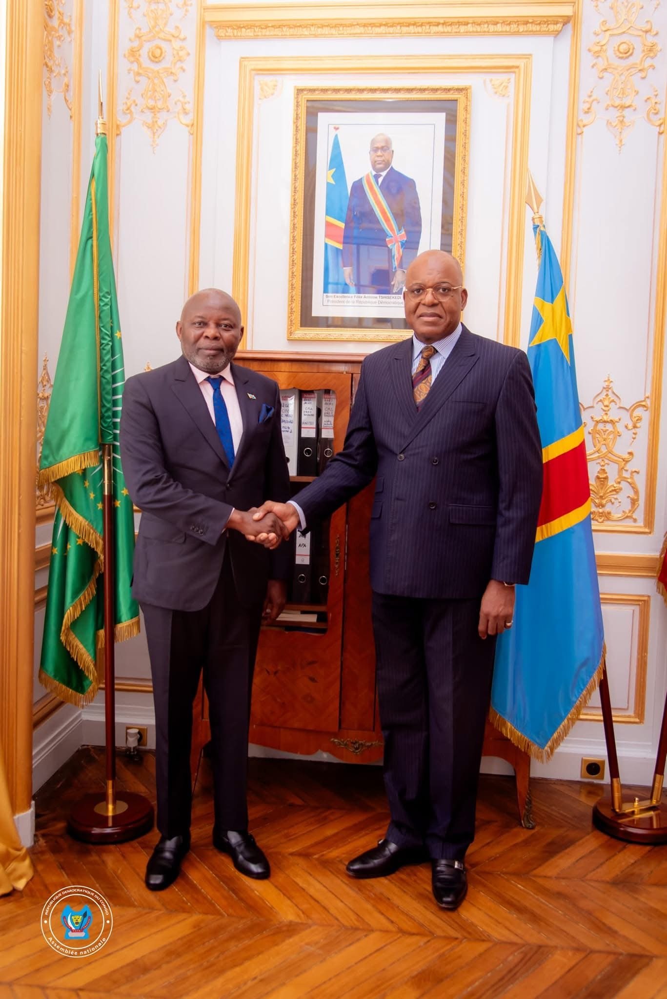 Visite du Président de l’Assemblée nationale, Professeur Vital Kamerhe