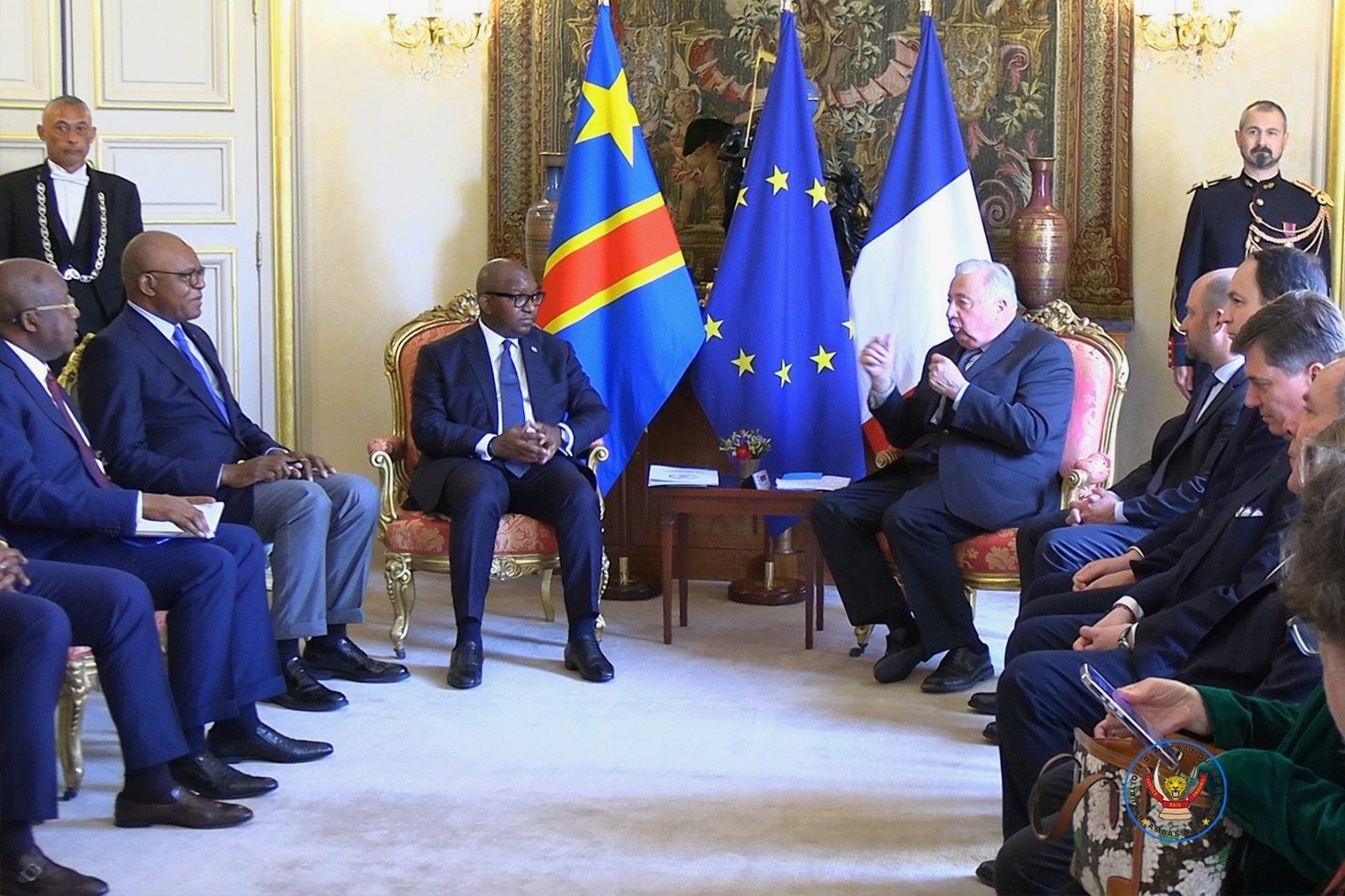 VISITE OFFICIELLE DU PRÉSIDENT DU SÉNAT DE LA RDC À PARIS
